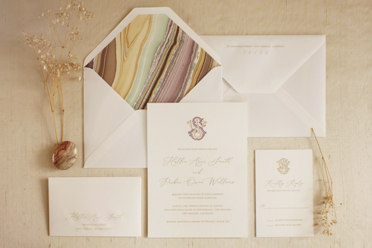 Two Color Vintage Monogram