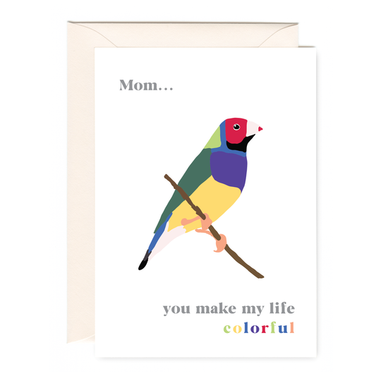 Gouldian Mother's Day Card