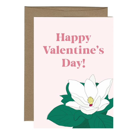 Magnolia Valentine's Day Card